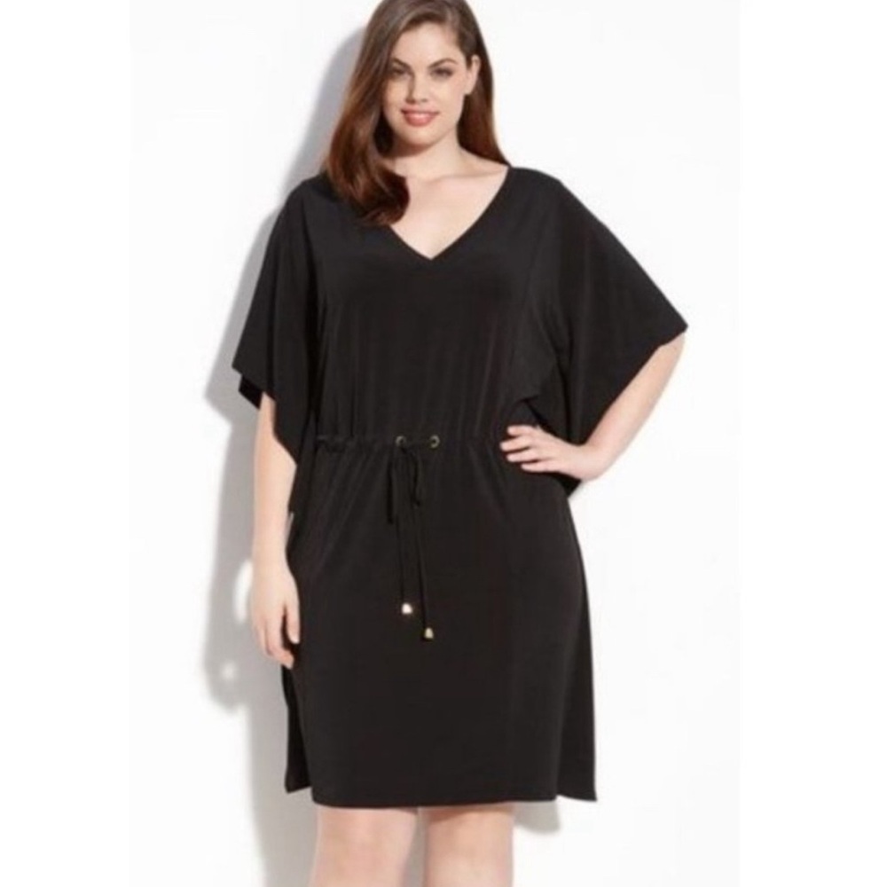 L Calvin Klein Black Dress